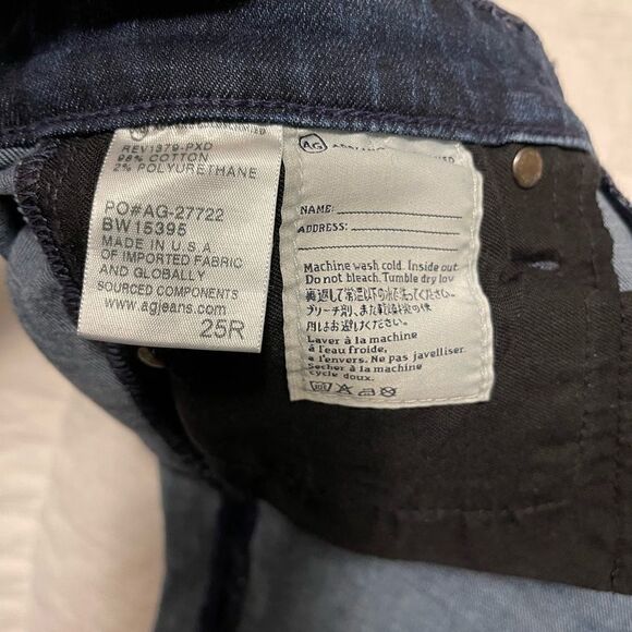 AG Adriano Goldschmied The Farrah Skinny Jeans with rip in 1 knee. Size 25! - Picture 4 of 5